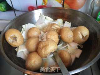 糖醋面筋白菜的做法步骤:5