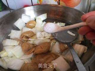 糖醋面筋白菜的做法步骤:6