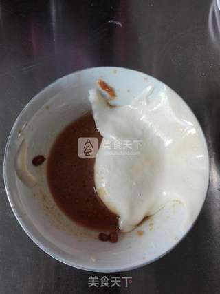 黄豆酱海绵蛋糕的做法步骤:6