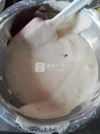 黄豆酱海绵蛋糕的做法步骤:7