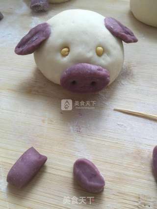 小猪馒头的做法步骤:5
