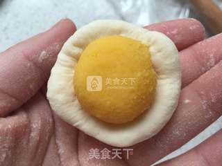 奶黄包的做法步骤:15