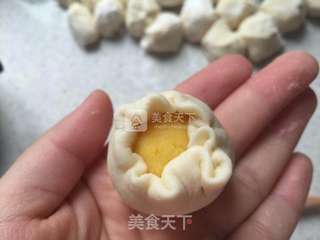 奶黄包的做法步骤:16