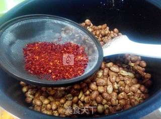 小零食之——酱香麻辣怪味花生的做法步骤:9
