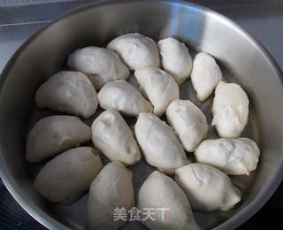 羊肉水煎包的做法步骤:14