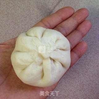 花朵香菇肉包的做法步骤:13