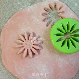 花朵香菇肉包的做法步骤:16
