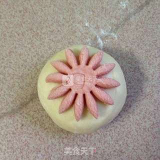 花朵香菇肉包的做法步骤:17