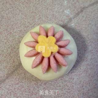 花朵香菇肉包的做法步骤:19