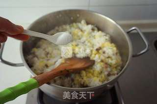 土豆牛肉炒饭的做法步骤:7