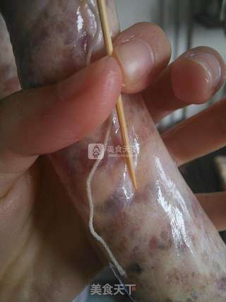 广式腊肠的做法步骤:14