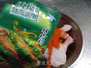 奥尔良烤鸡腿的做法步骤:3