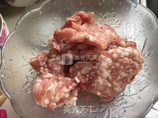 黄花菜肉春卷的做法步骤:2