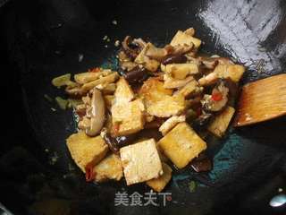 农家煎豆腐的做法步骤：12