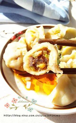 白菜虾仁水饺的做法步骤:17