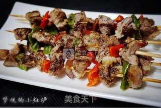孜然烤羊肉串的做法步骤:6