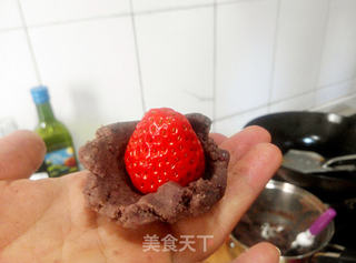 午后茶点之——草莓大福的做法步骤:5