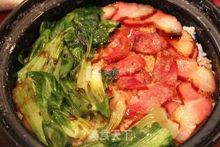 腊味双拼煲仔饭的做法步骤:10