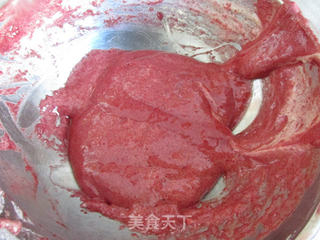 鲜花红曲鸡蛋饼干的做法步骤：10