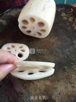 香酥藕盒的做法步骤:7