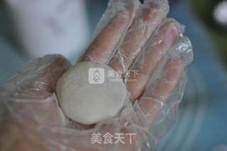 微波紫薯雪媚娘的做法步骤:11