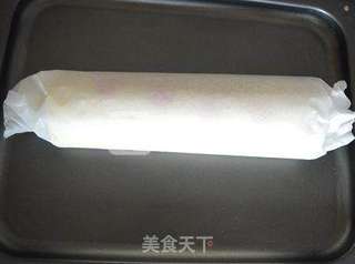 火龙果皮波点蛋糕卷的做法步骤:17
