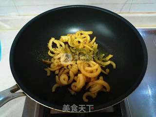 海苔薄荷叶螺旋薯条佐喜马拉雅海盐的做法步骤:7