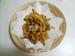 海苔薄荷叶螺旋薯条佐喜马拉雅海盐的做法步骤:9