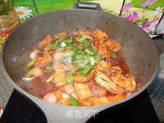 干锅鱼腩豆腐的做法步骤:11
