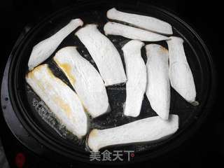 黄油煎杏鲍菇的做法步骤:4