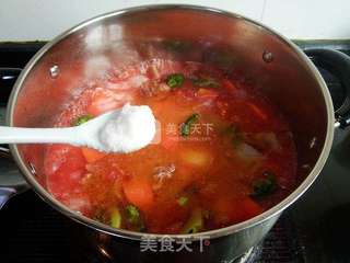 杂蔬小牛腩浓汤的做法步骤:16