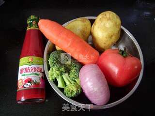 杂蔬小牛腩浓汤的做法步骤:2