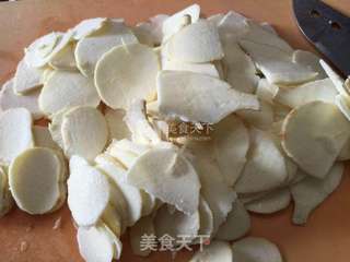 炸茨菰片(空气炸锅版)的做法步骤:3