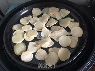 炸茨菰片(空气炸锅版)的做法步骤:7