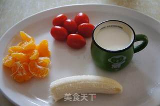 香蕉橘子奶昔的做法步骤:4