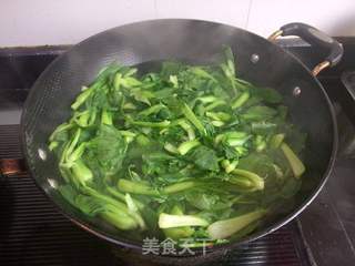 青菜鸡蛋煎馄饨的做法步骤:2