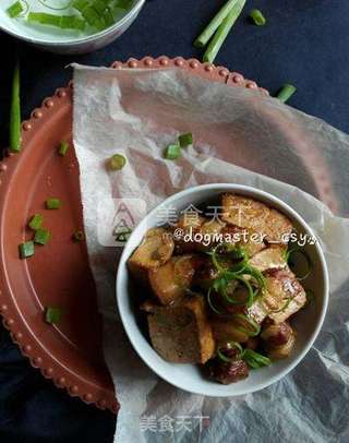 新年快乐【千叶豆腐烧肉】的做法步骤:8