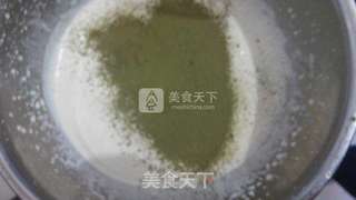 “双茶”蛋糕卷——槐花抹茶蛋糕卷的做法步骤：8