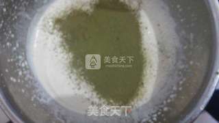 “双茶”蛋糕卷——槐花抹茶蛋糕卷的做法步骤:8
