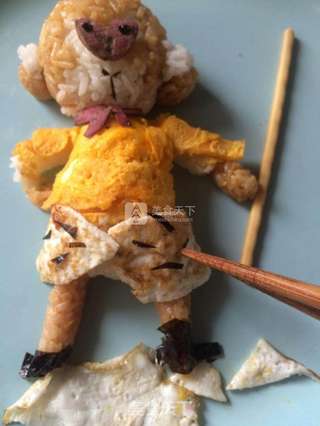 创意儿童餐 美猴王的做法步骤:6