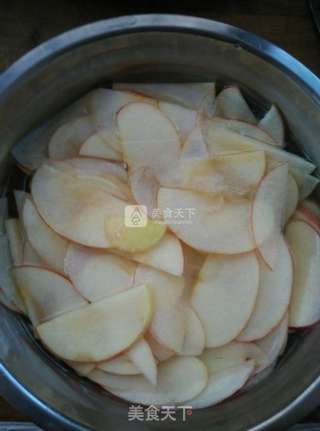 苹果脆片的做法步骤:4