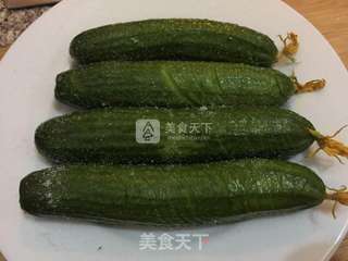 梭衣水果黄瓜的做法步骤:3
