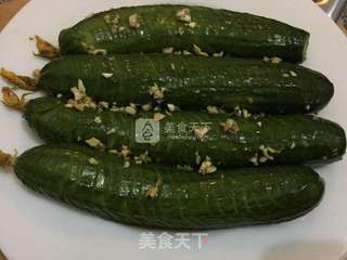 梭衣水果黄瓜的做法步骤:4