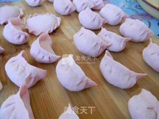 火龙果皮水饺的做法步骤:9