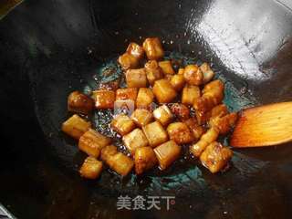 栗子红烧肉的做法步骤:8