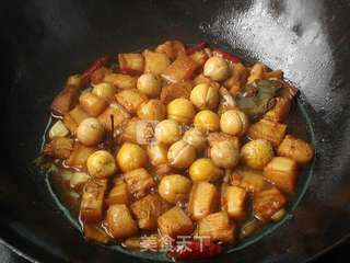 栗子红烧肉的做法步骤:10
