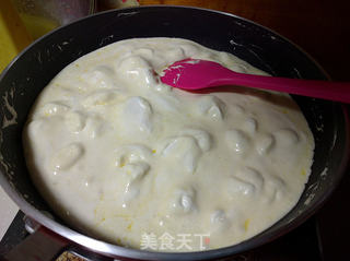 蔓越莓花生牛轧糖-棉花糖版的做法步骤：7