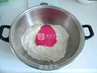 火龙果皮水饺的做法步骤:4