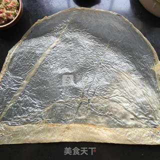 豆皮卷的做法步骤:3