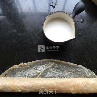 豆皮卷的做法步骤:5